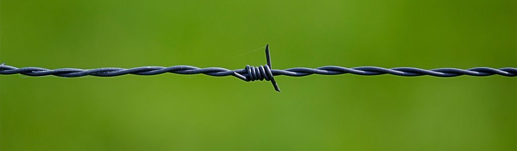 barbed wire wire security thorn