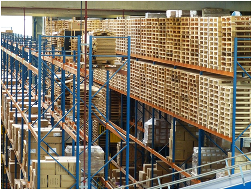 large warehouse with pallets breeding ground for pests